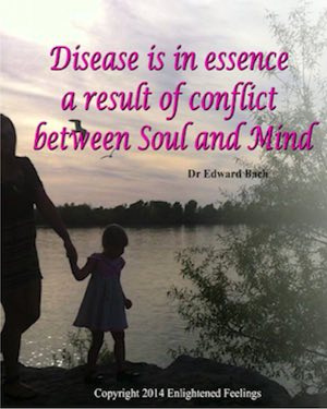 Disease is a result of conflict between soul and mind