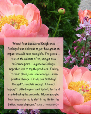 when I first  discovered Enlightened Feelings I was oblivious to just how great an impact it would have on my life....