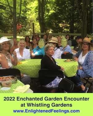 Enchanted Garden Encounter attendees enjoying lunch